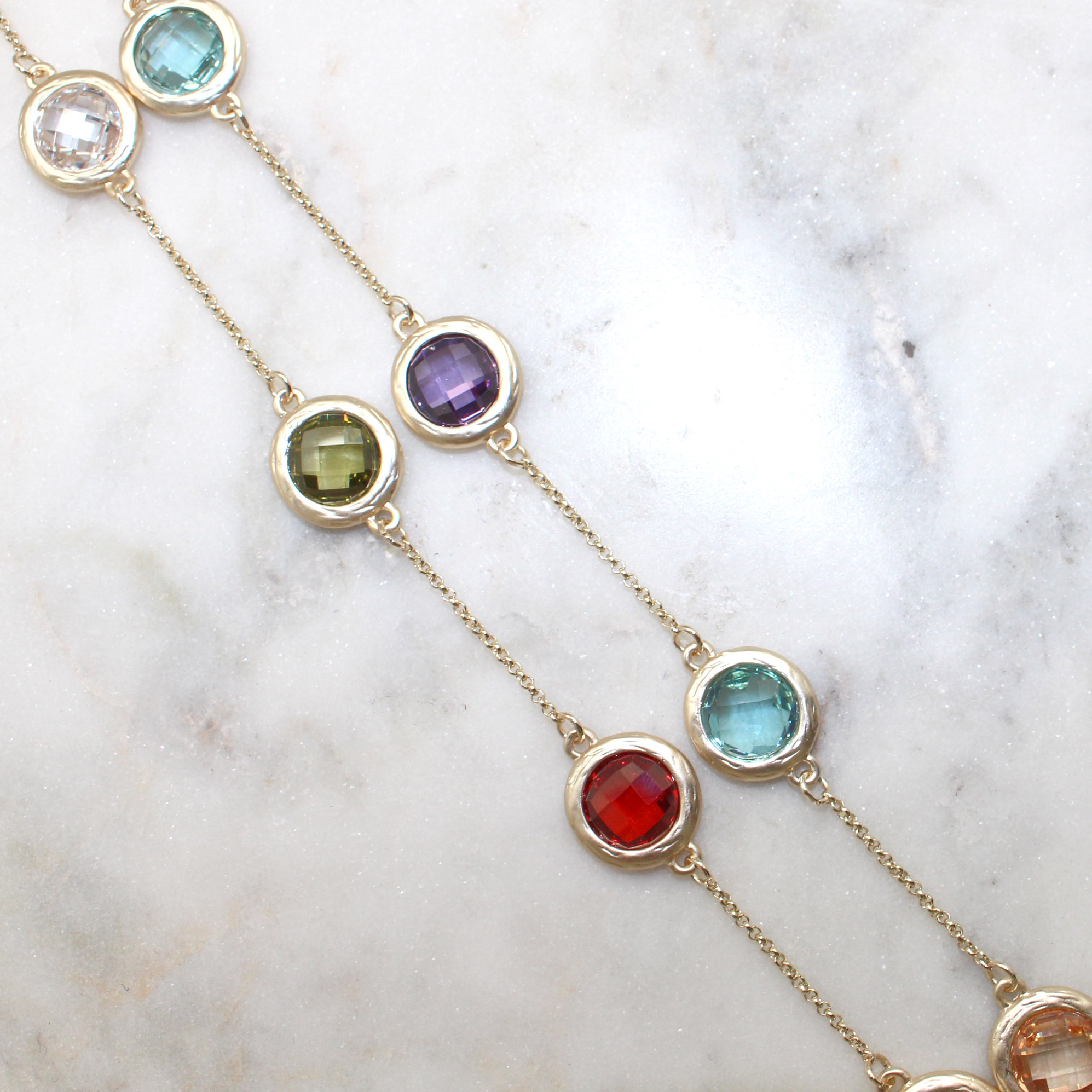 Multi Color Gemstone Chain - Best of Everything | Online Shopping