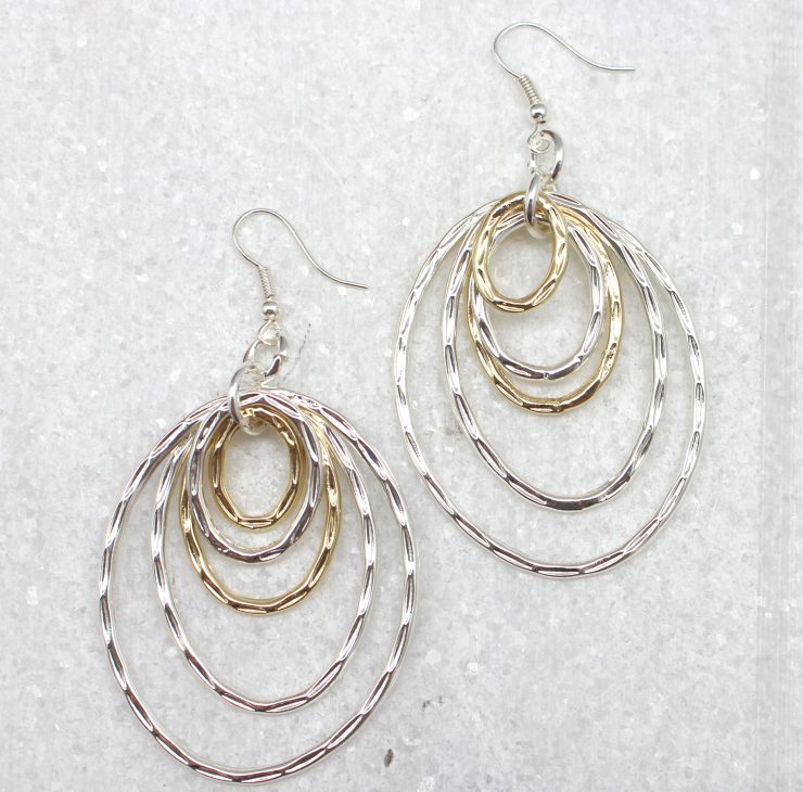 A photo of the Multi Ring Earrings product