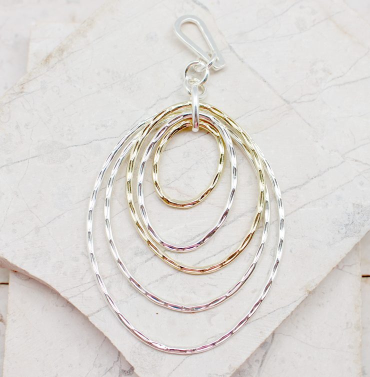 A photo of the Multi Ring Oval Pendant product