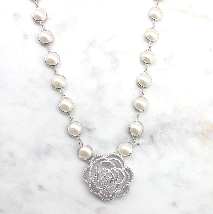 A photo of the Rosalie Necklace product