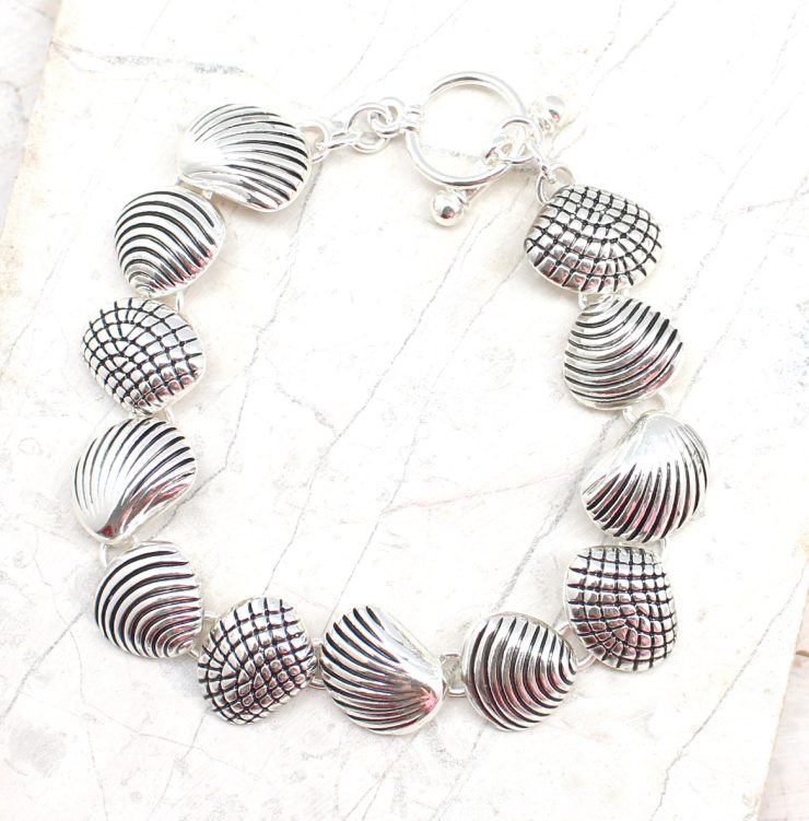 A photo of the Textured Shell Bracelet product
