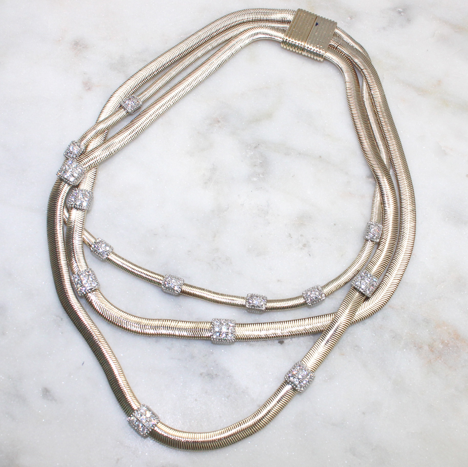 Twisted Layers Necklace Best of Everything Online Shopping