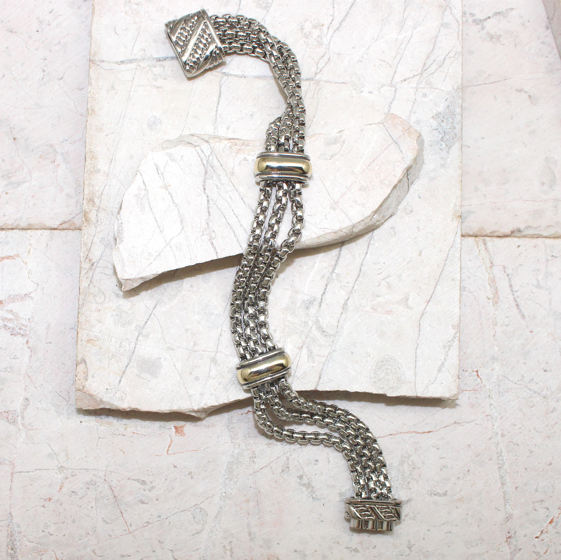 Two Bead Magnetic Bracelet