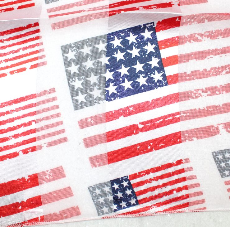 A photo of the American Flag Scarf product