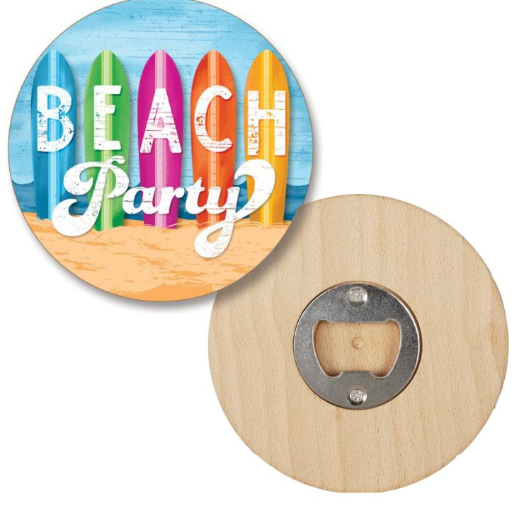 A photo of the Beach Party Pop-A-Top Coaster product