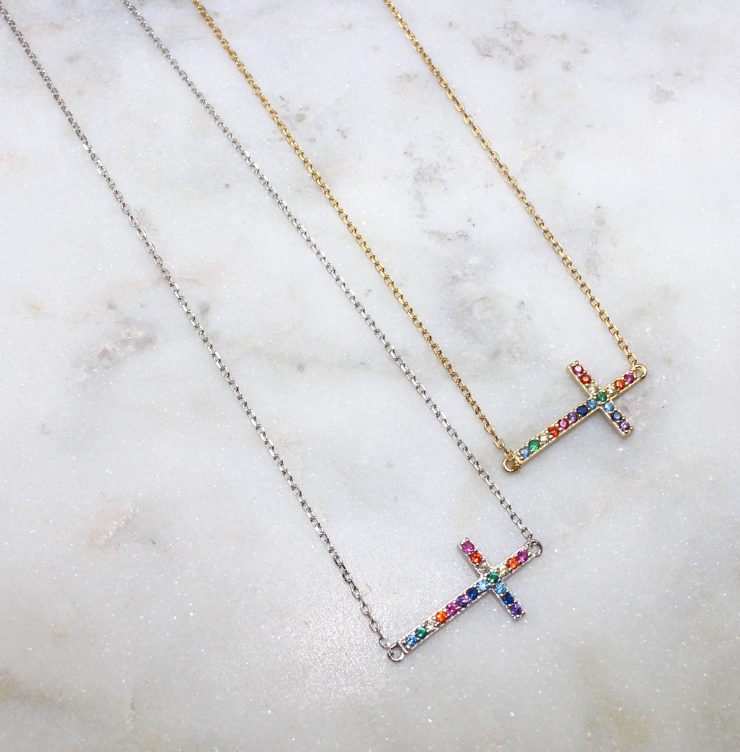 A photo of the Colorful Cross Necklaces product