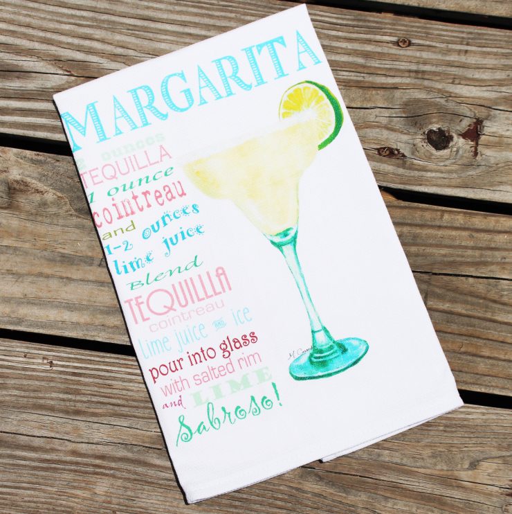 A photo of the Margarita Recipe Towel product