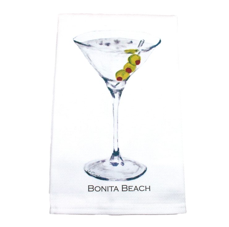 A photo of the Bonita Beach Martini Towel product