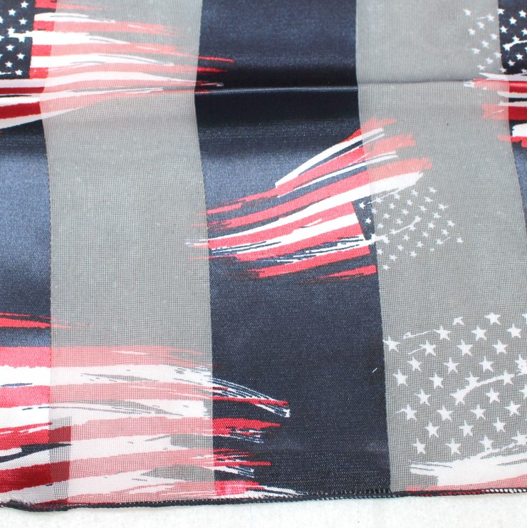 A photo of the Navy American Flag Scarf product