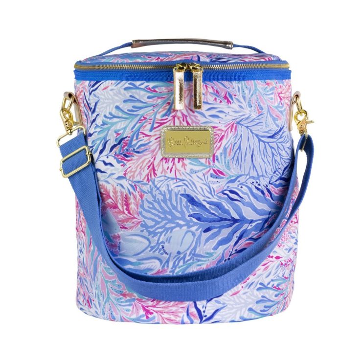 A photo of the Kaleidoscope Coral Cooler Bag product