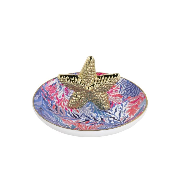A photo of the Ring Holder In Kaleidoscope Coral product
