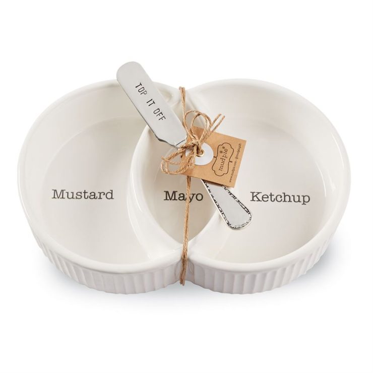 A photo of the Circa Condiment Serving Dish Set product