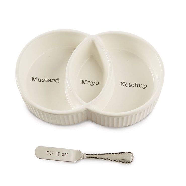 A photo of the Circa Condiment Serving Dish Set product