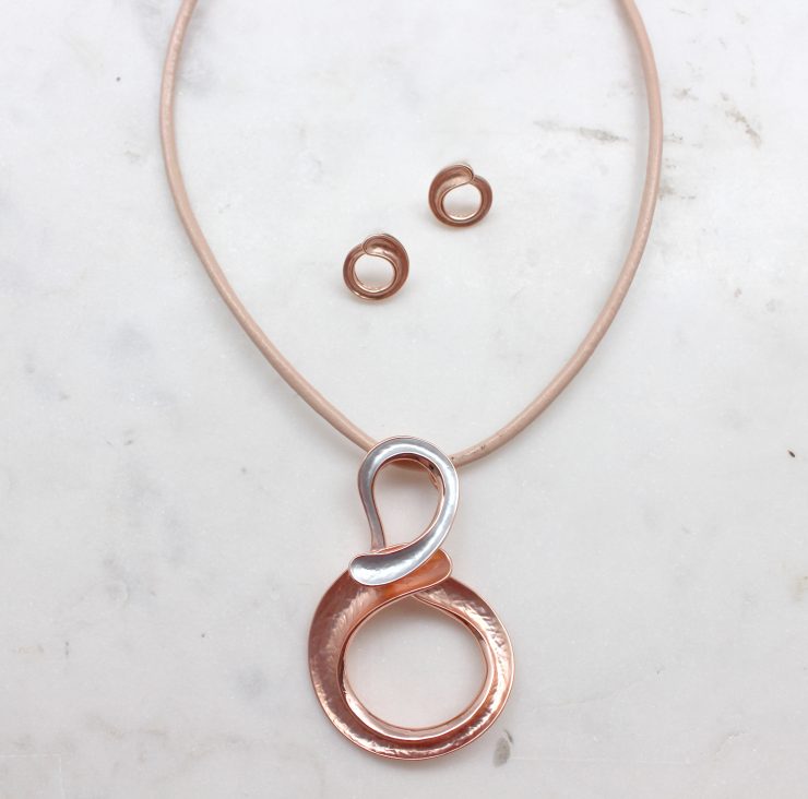 A photo of the Free Form Necklace product