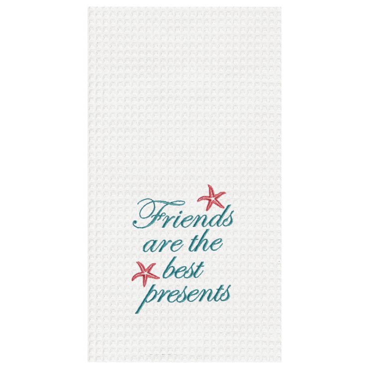 A photo of the Friends Are The Best Presents Kitchen Towel product