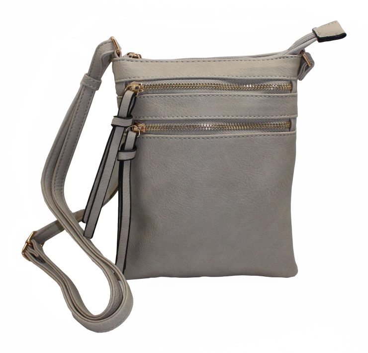 A photo of the Double Zipper Cross Body Bag product