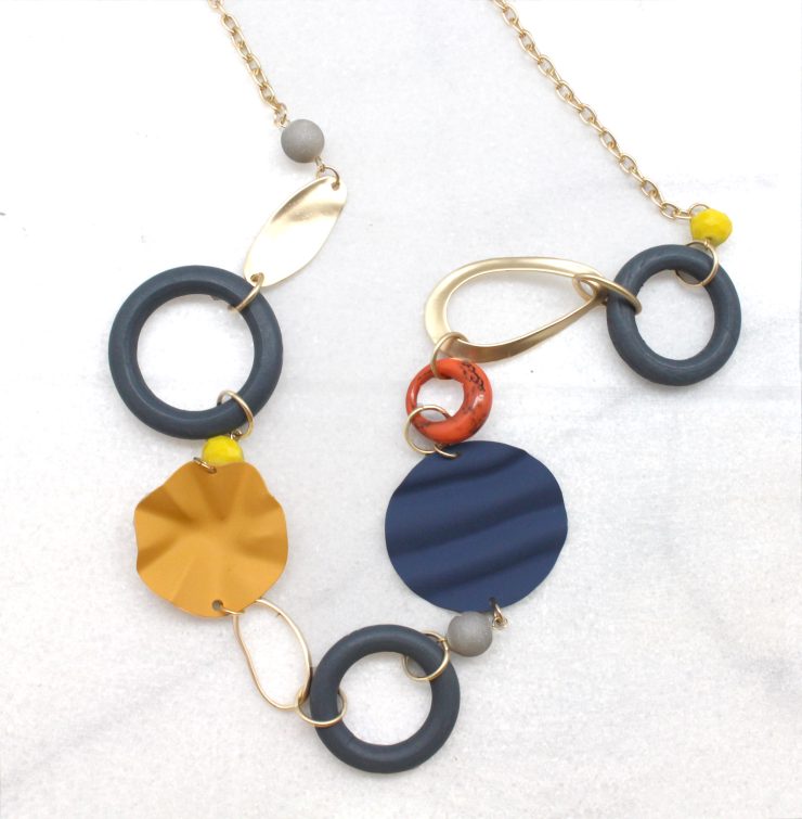 A photo of the Color Pieces Necklace product