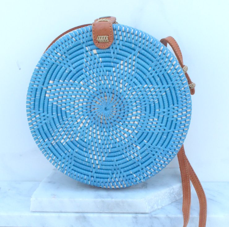 A photo of the Colorful Straw Cross Body Bag product