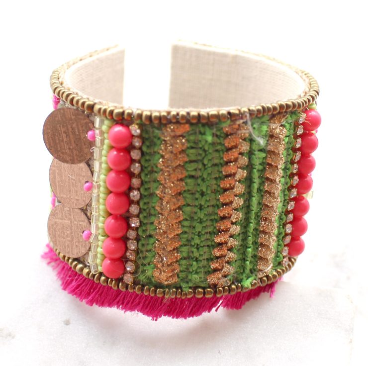 A photo of the Jingling Cuff Bracelet product