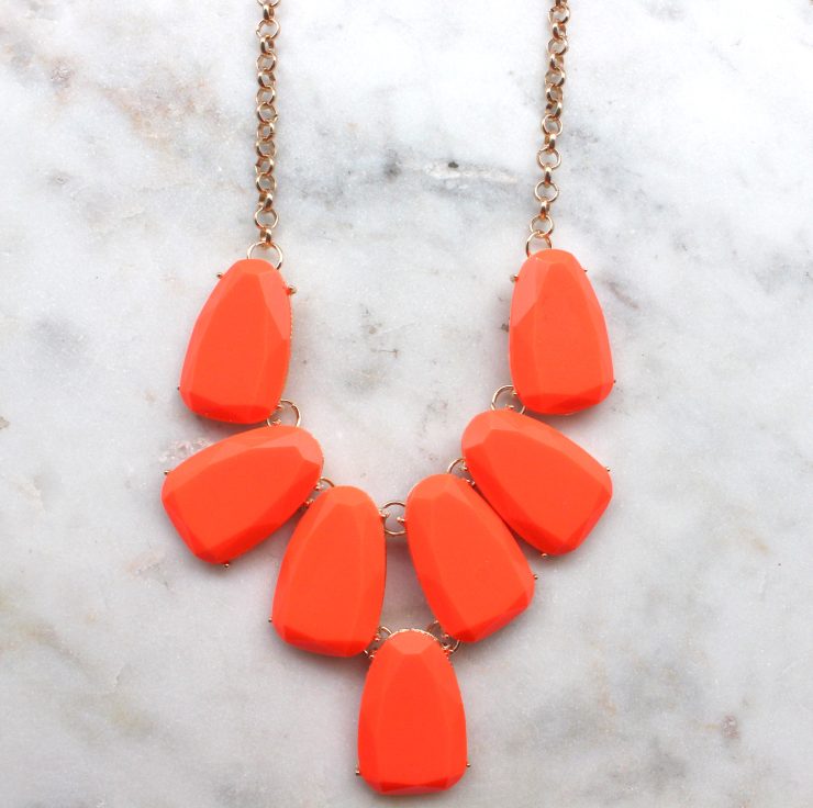A photo of the Neon Pebbles Necklace product