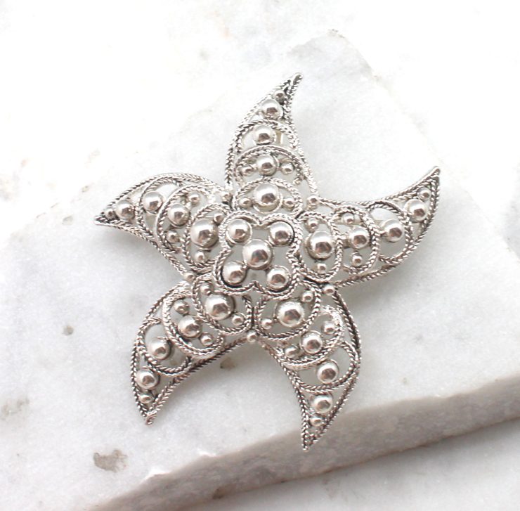 A photo of the Beaded Starfish Pin and Pendant product