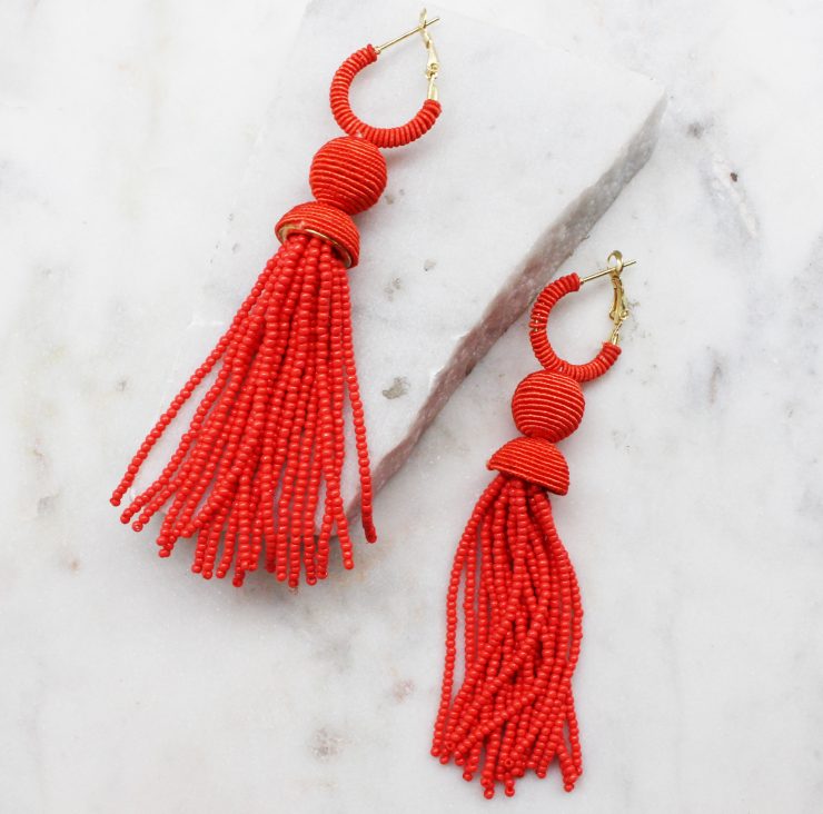 A photo of the Breezy Tropics Earrings product