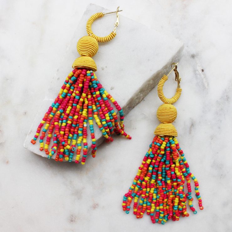 A photo of the Breezy Tropics Earrings product
