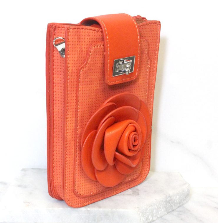 A photo of the Fiery Floral Cross Body Purse product