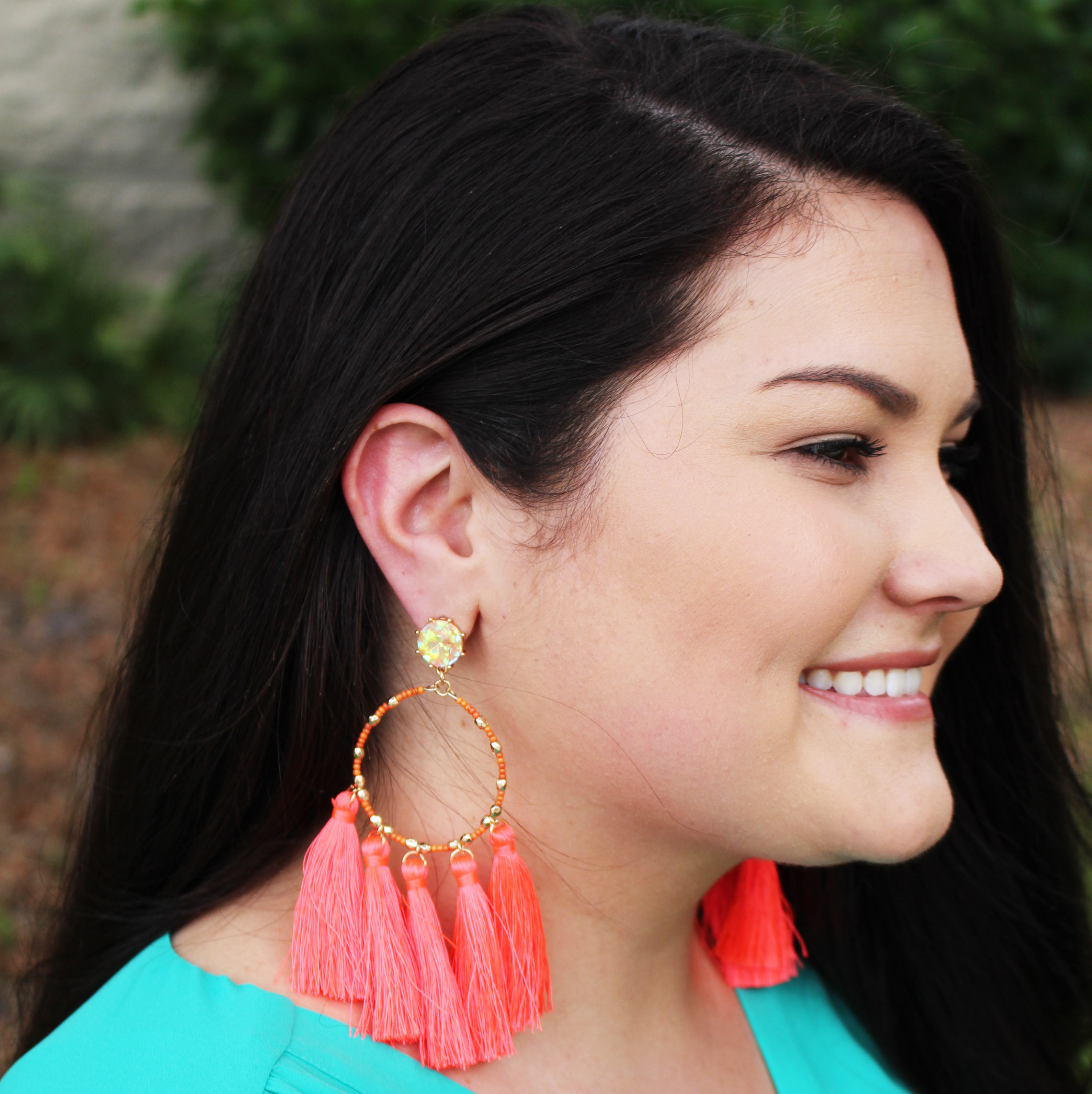Vibrant Tassel Earrings Best of Everything Online Shopping