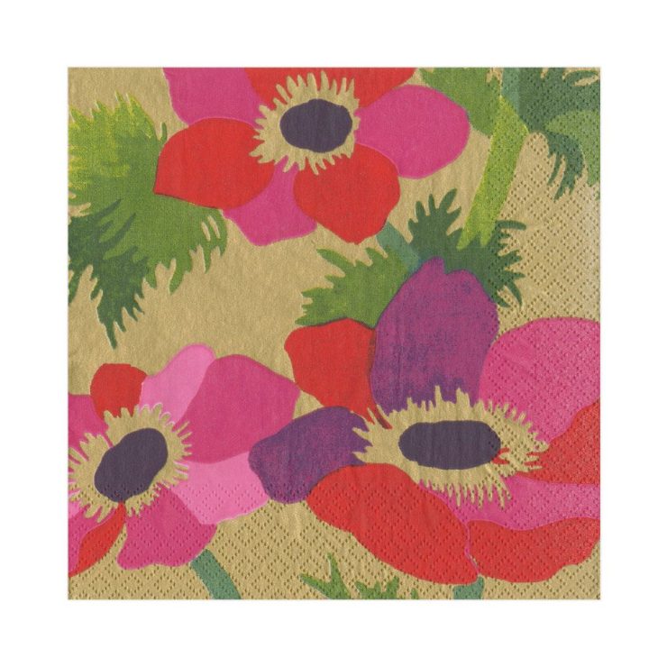 A photo of the Poiret Floral Luncheon Napkins product