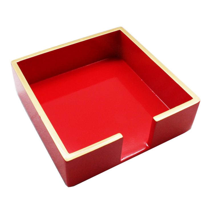 A photo of the Red Cocktail Napkin Holder product