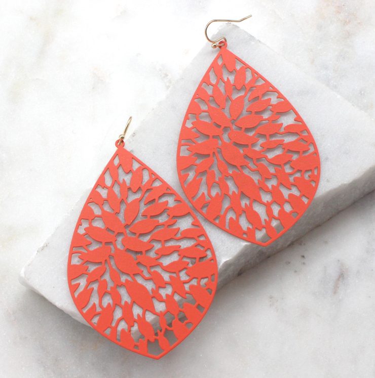 A photo of the Vibrant Cutout Earrings product