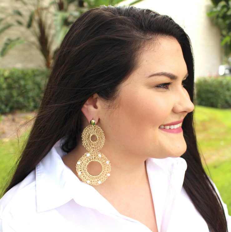 A photo of the Glossy Earrings product