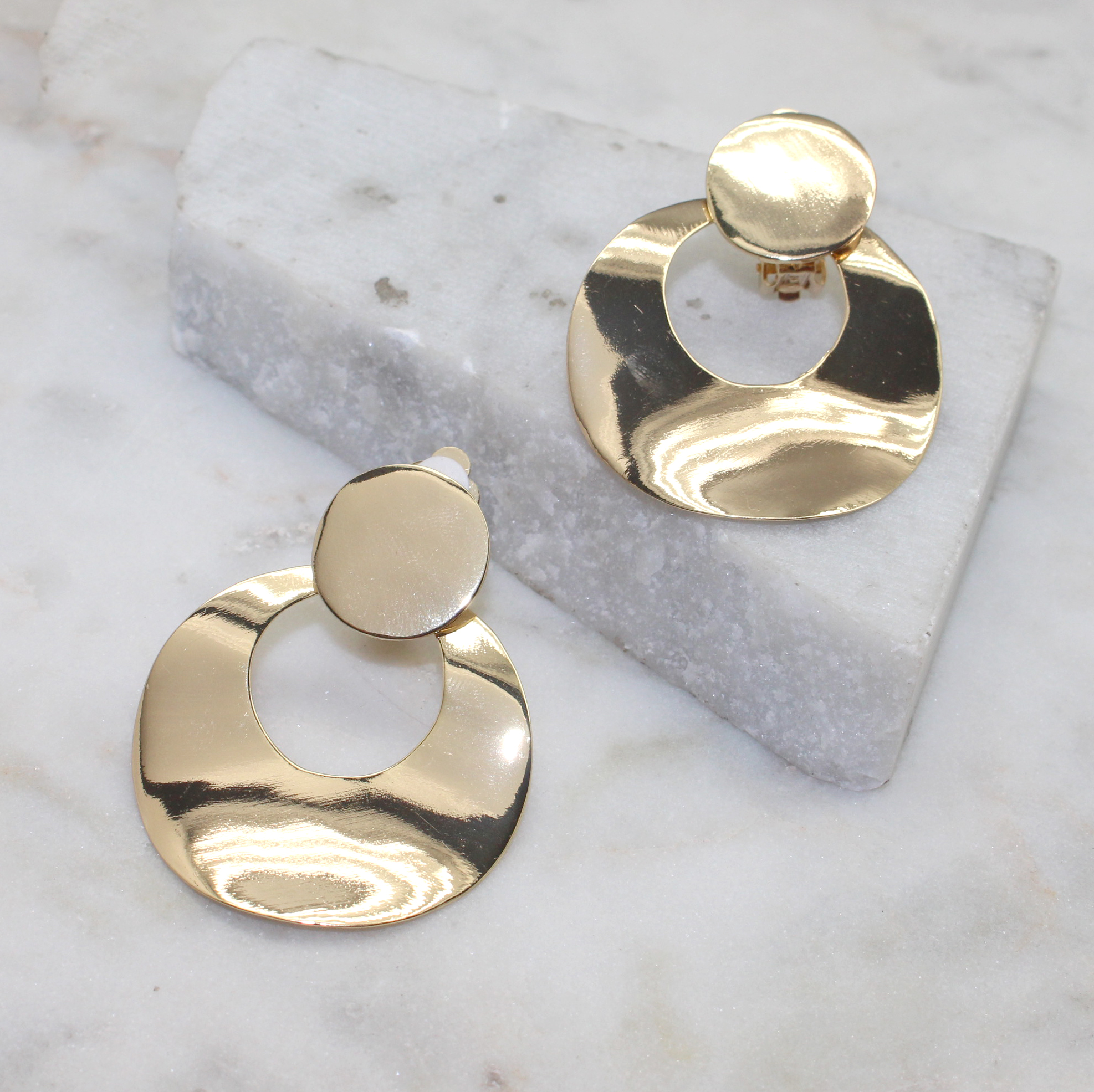 Retro Style Clip Earrings - Best of Everything | Online Shopping