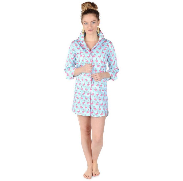 A photo of the Cabana Sateen Sleep Shirt product