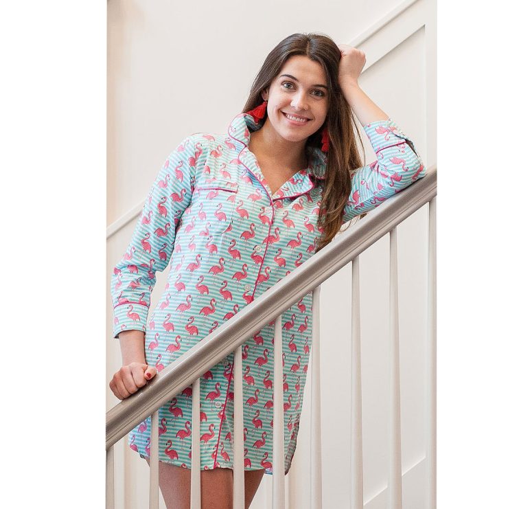 A photo of the Cabana Sateen Sleep Shirt product