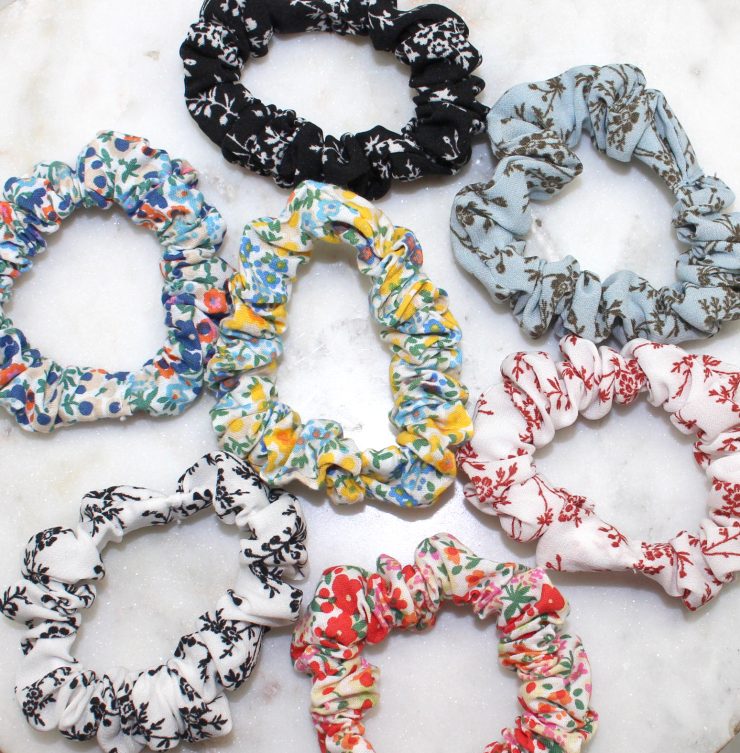 A photo of the Floral Scrunchies product