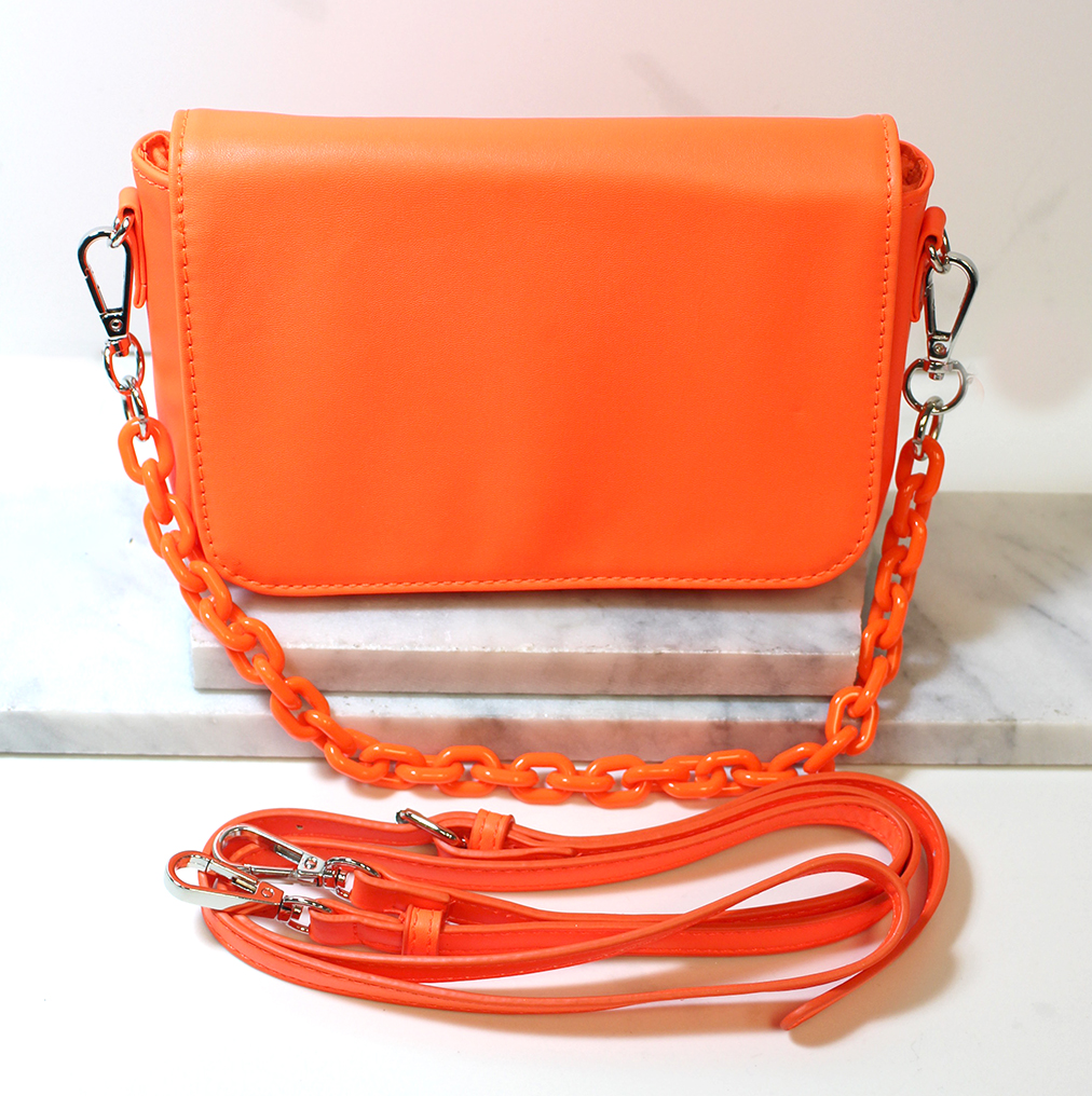 Neon Chain Handbag - Best of Everything | Online Shopping