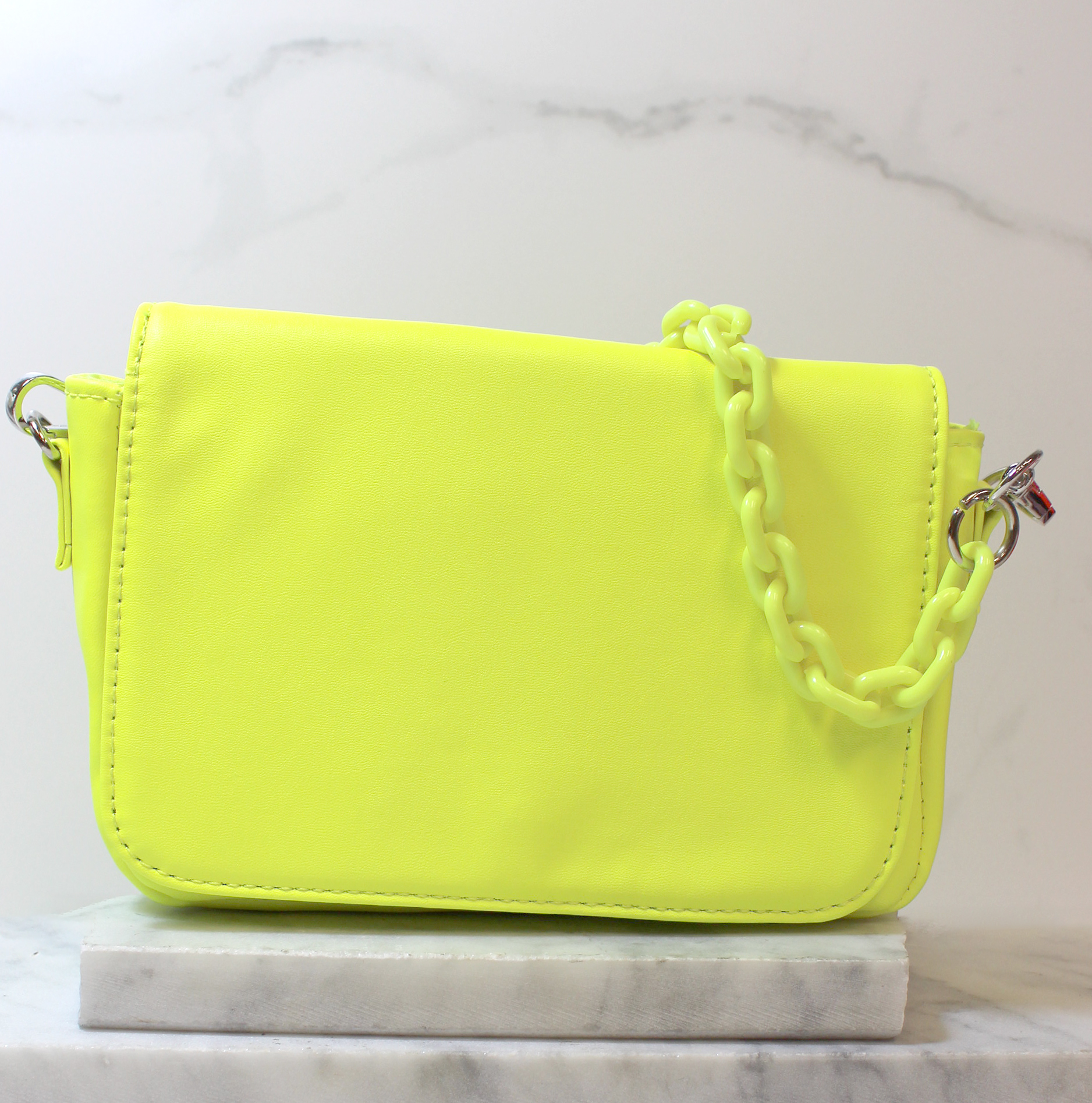 Neon Chain Handbag - Best of Everything | Online Shopping