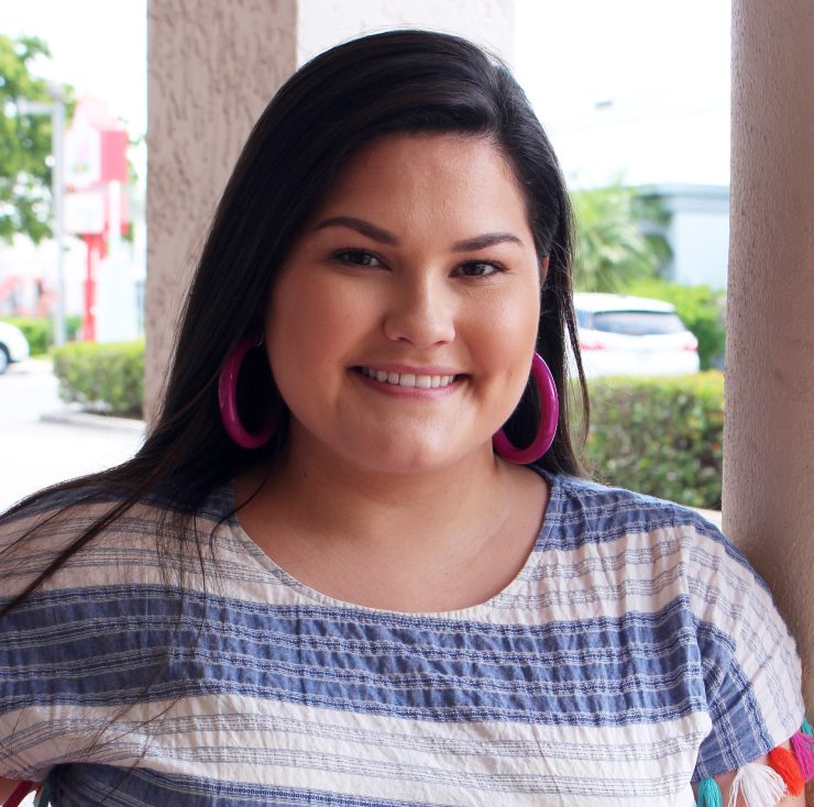 A photo of the Circle Up Hoop Earrings product