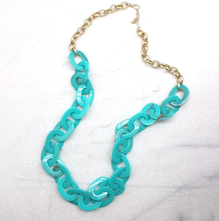 A photo of the Long Link Necklace product