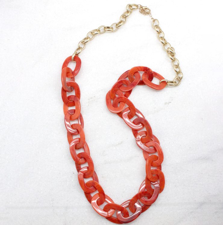 A photo of the Long Link Necklace product