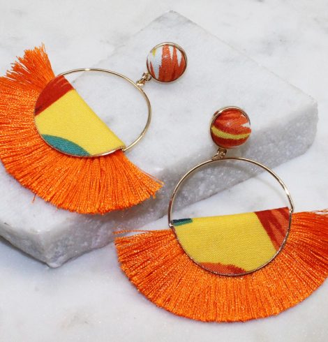 A photo of the Tropicana Fringe Earrings product