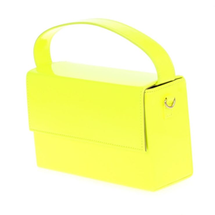 A photo of the Amelia Hand Bag in Neon Yellow product