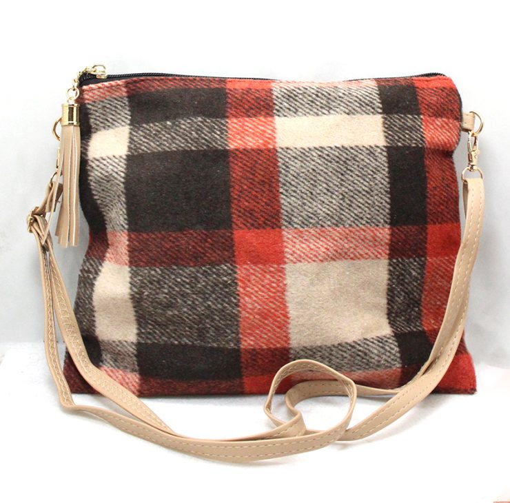 A photo of the Autumn Buffalo Check Cross Body Purse product