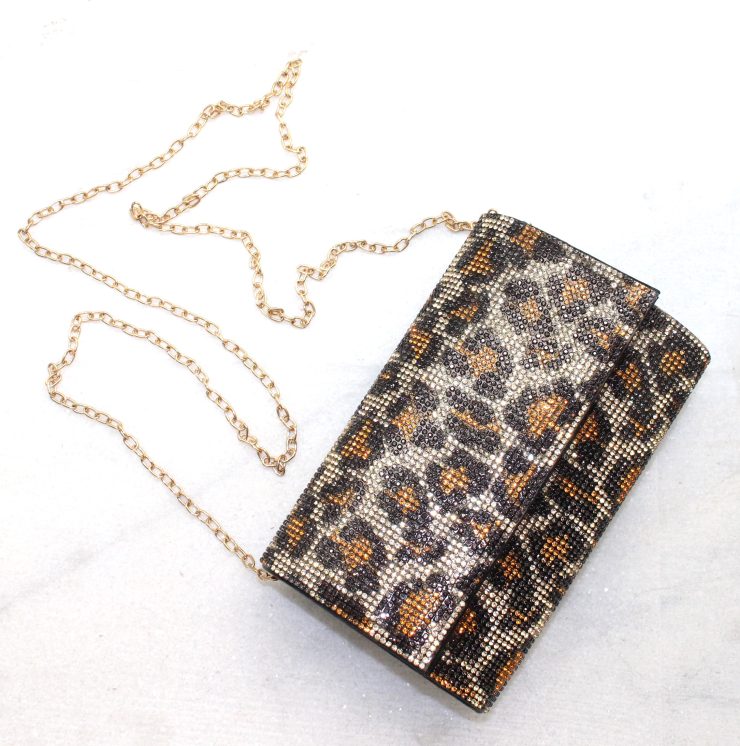 A photo of the Becky Evening Bag In Leopard product