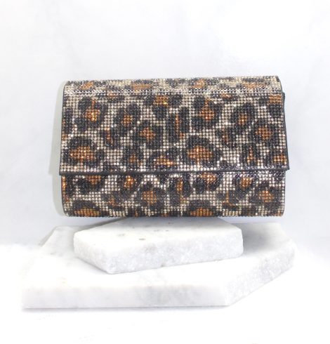 A photo of the Becky Evening Bag In Leopard product