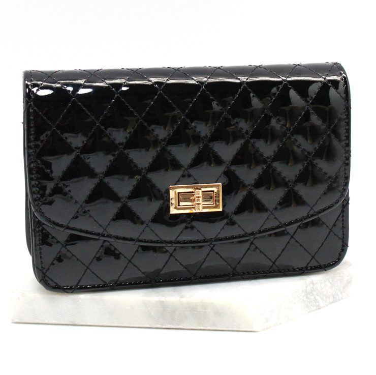 A photo of the Black Quilted Cross Body product