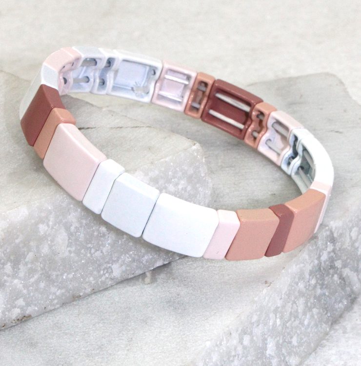 A photo of the Blushing Color Block Bracelet product