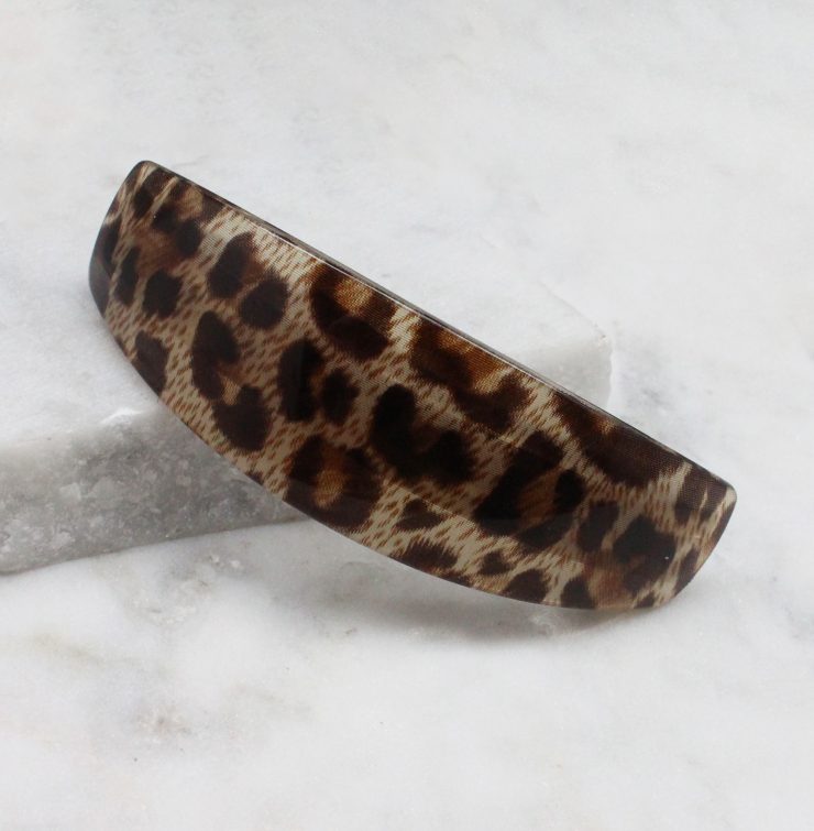 A photo of the Leopard French Barrette product